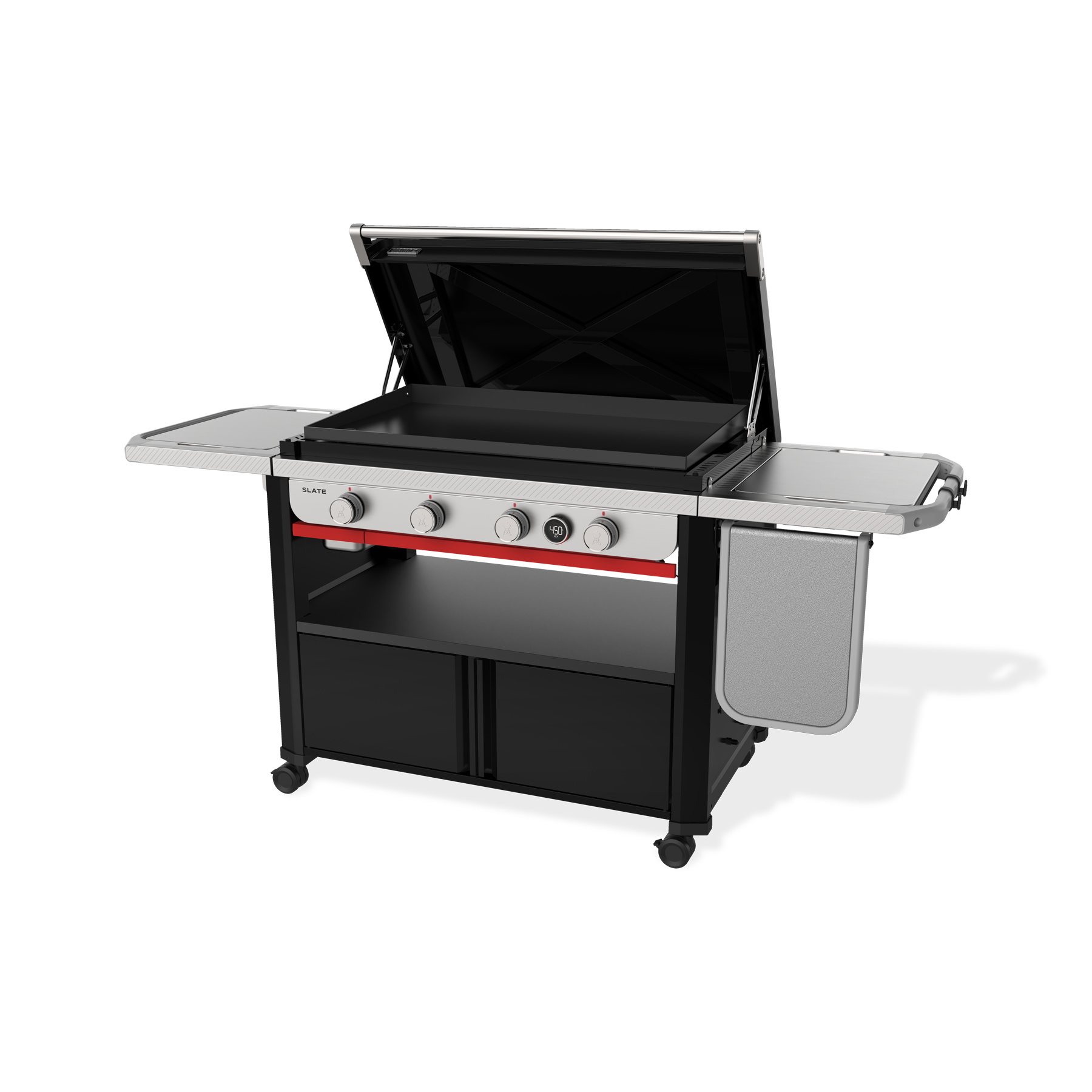 Slate® 36" Rust-Resistant Griddle with Flip-Up Side Table (Liquid Propane)