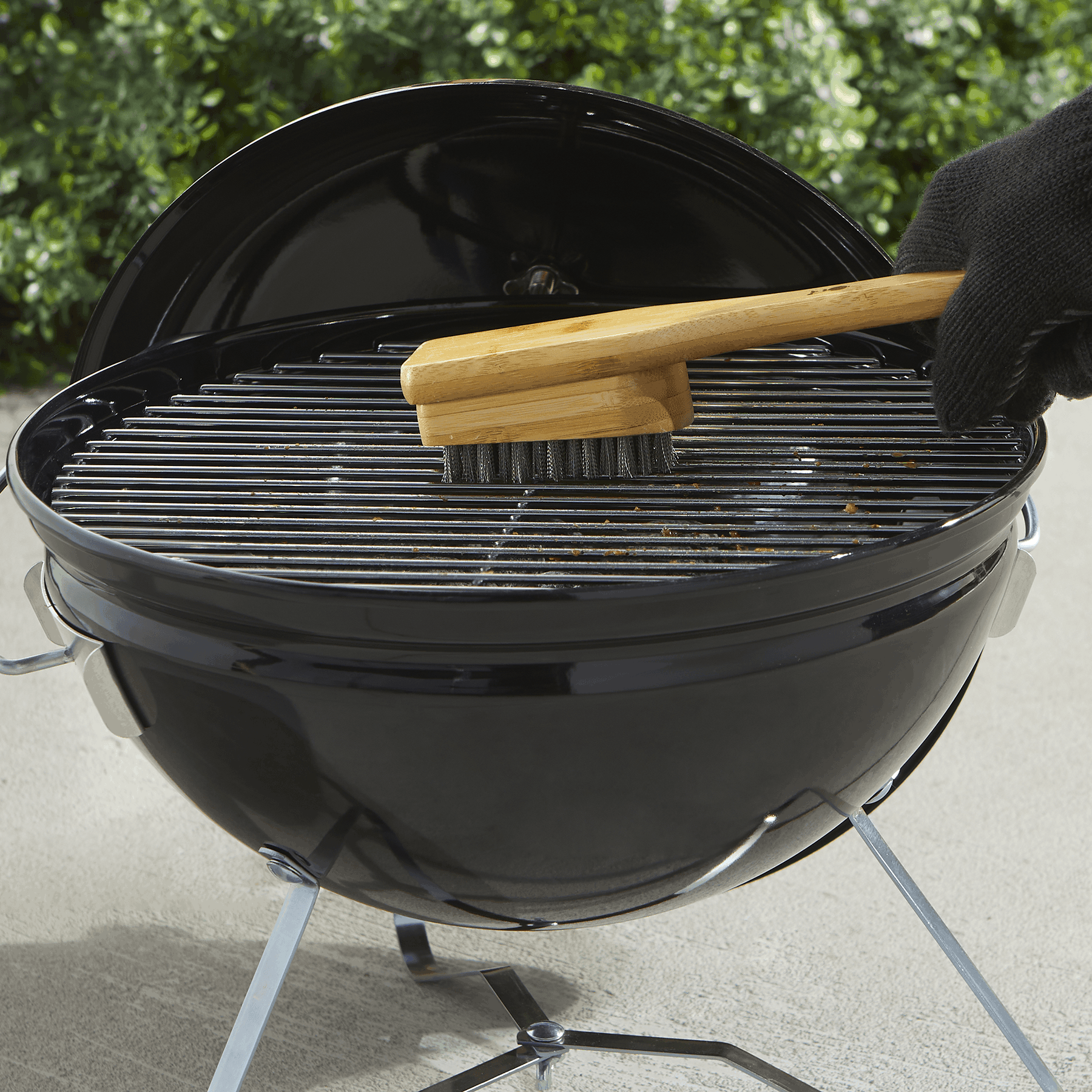 Grill Brush - 12” Bamboo