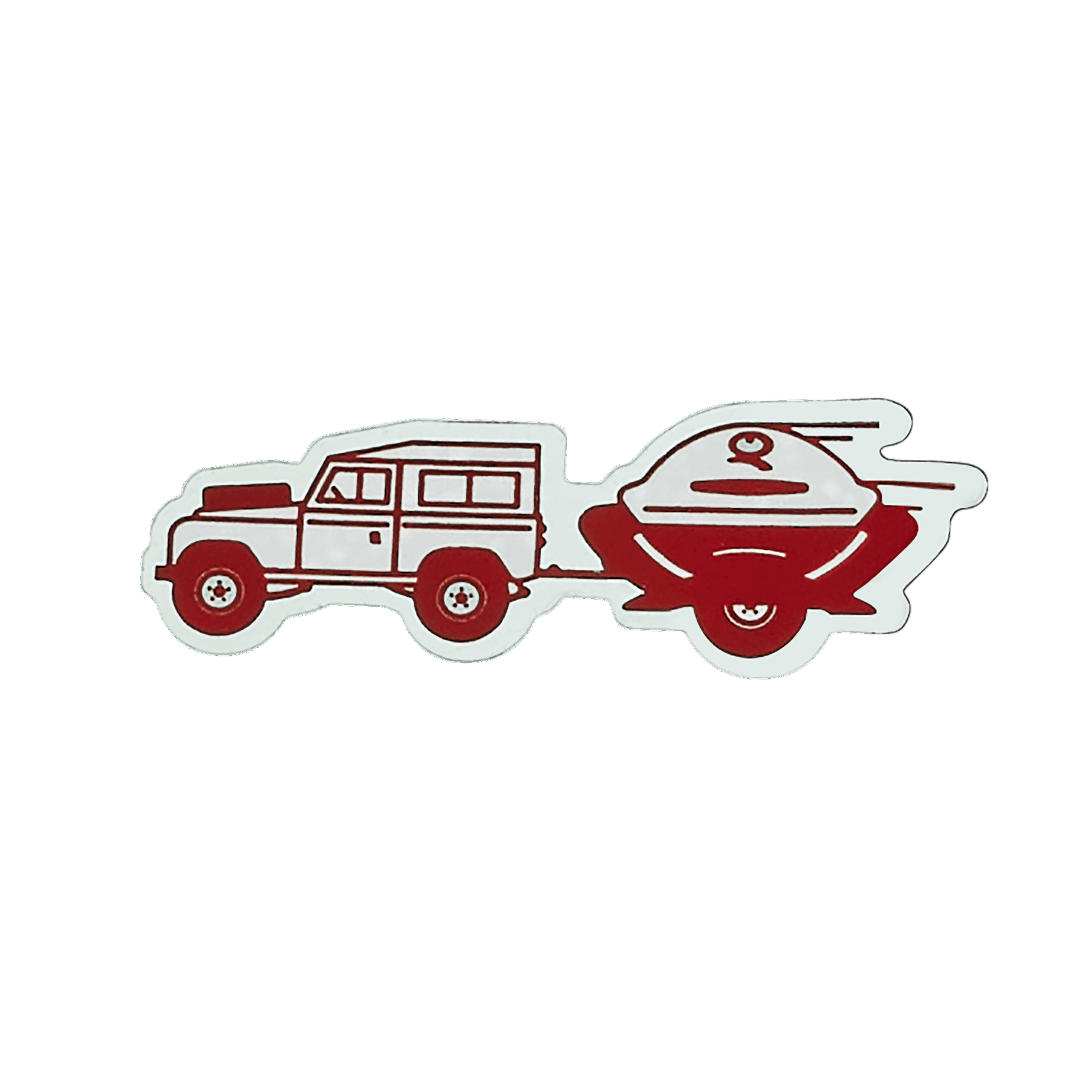 Limited Edition Weber Q Trailer Car Decal