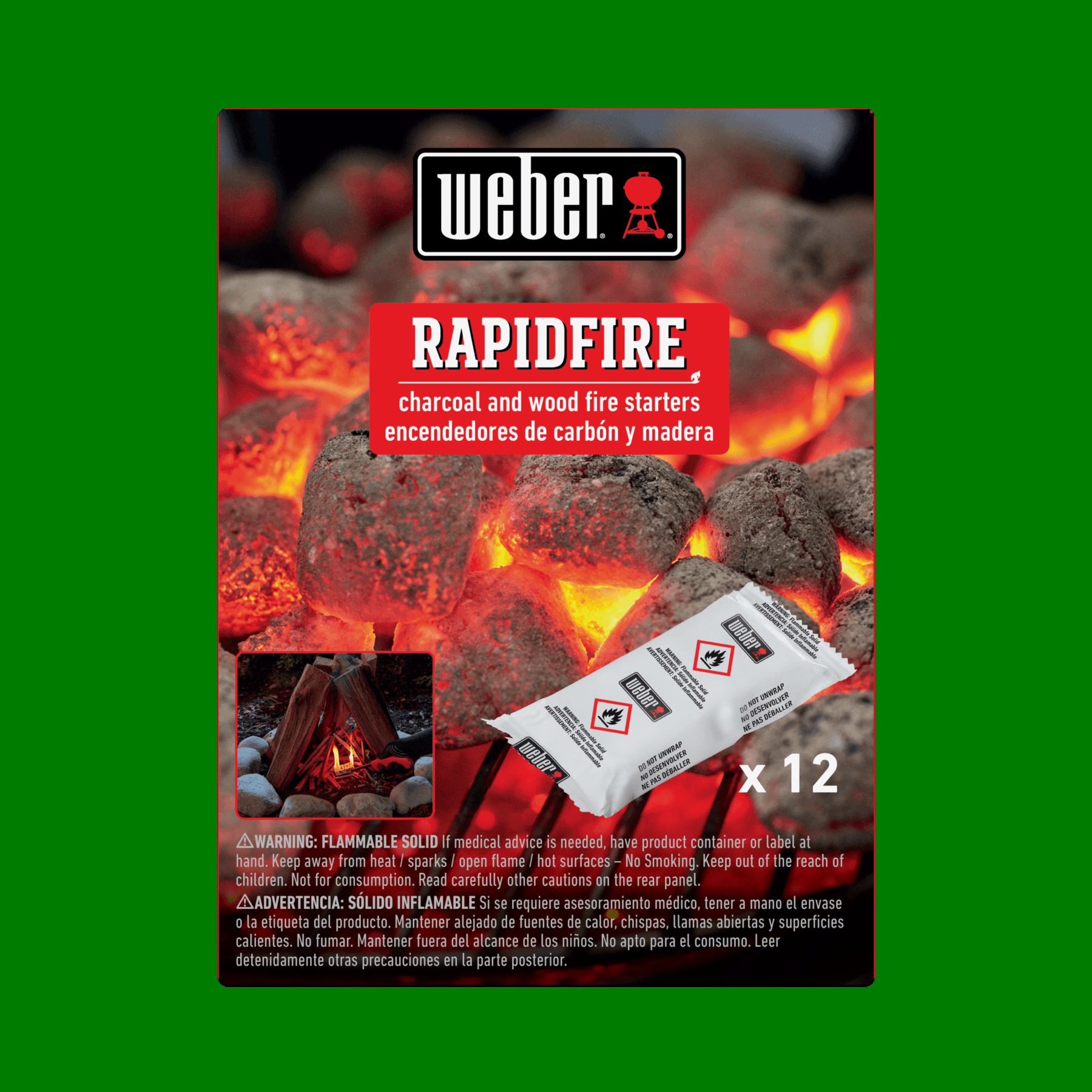 12 pc Rapidfire Fire Starters