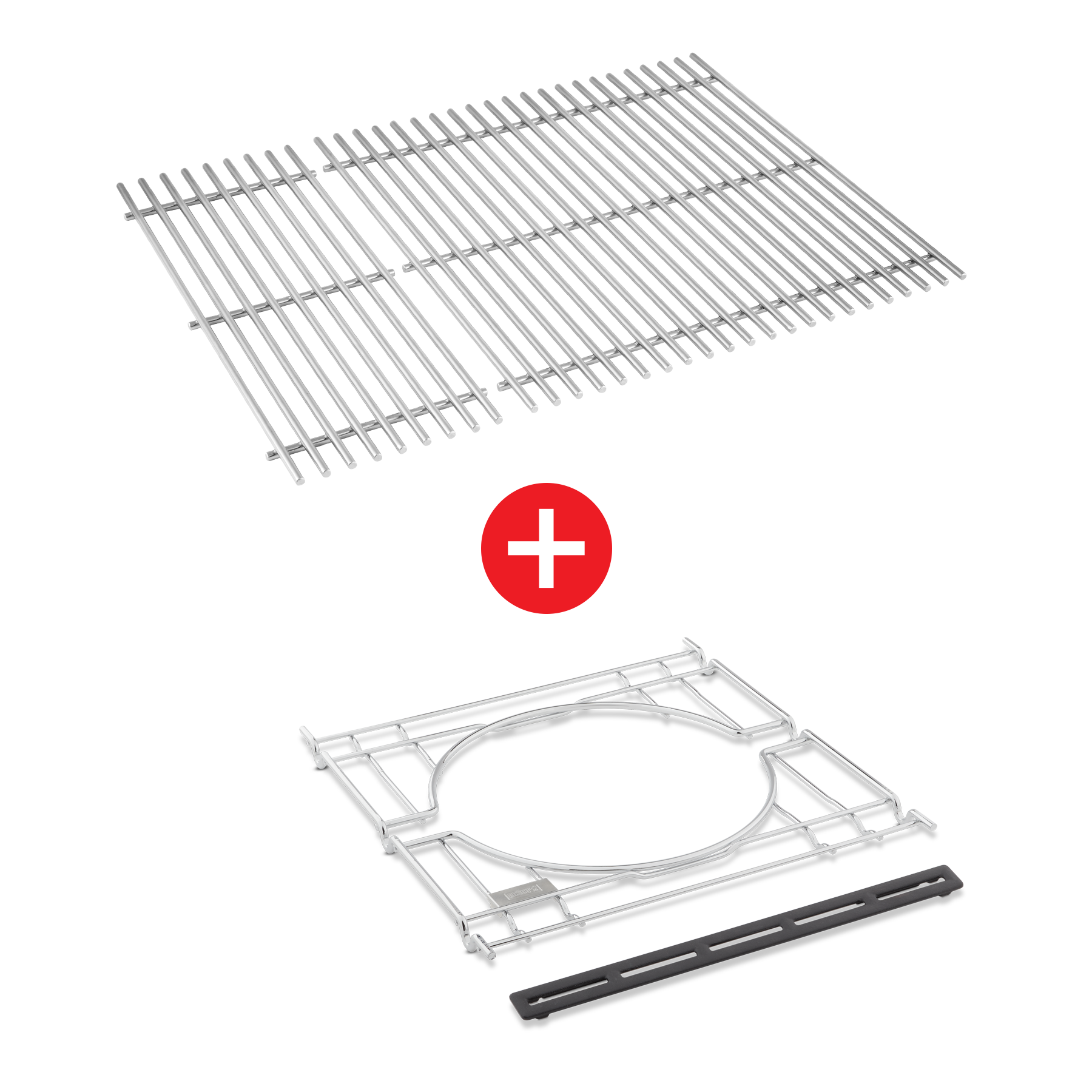WEBER CRAFTED Stainless Steel Cooking Grates & Frame Kit  – SPIRIT 300 series, SEARWOOD 600, & SMOKEFIRE EX4