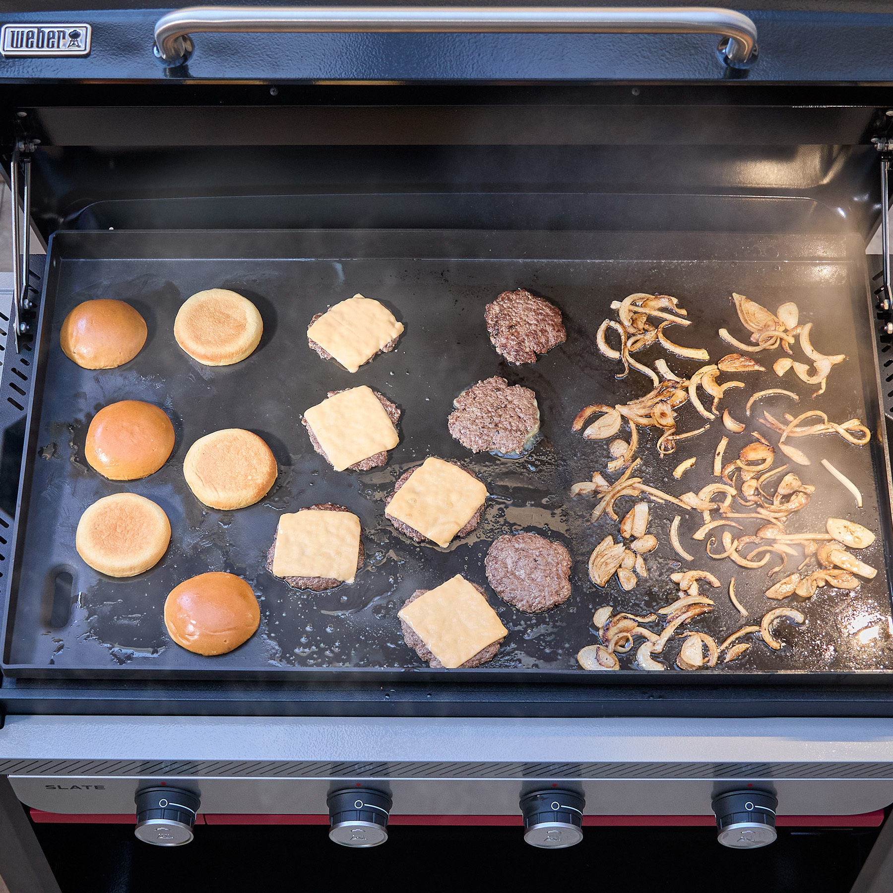 Slate® 36” Rust-Resistant Griddle with Closed Cabinet