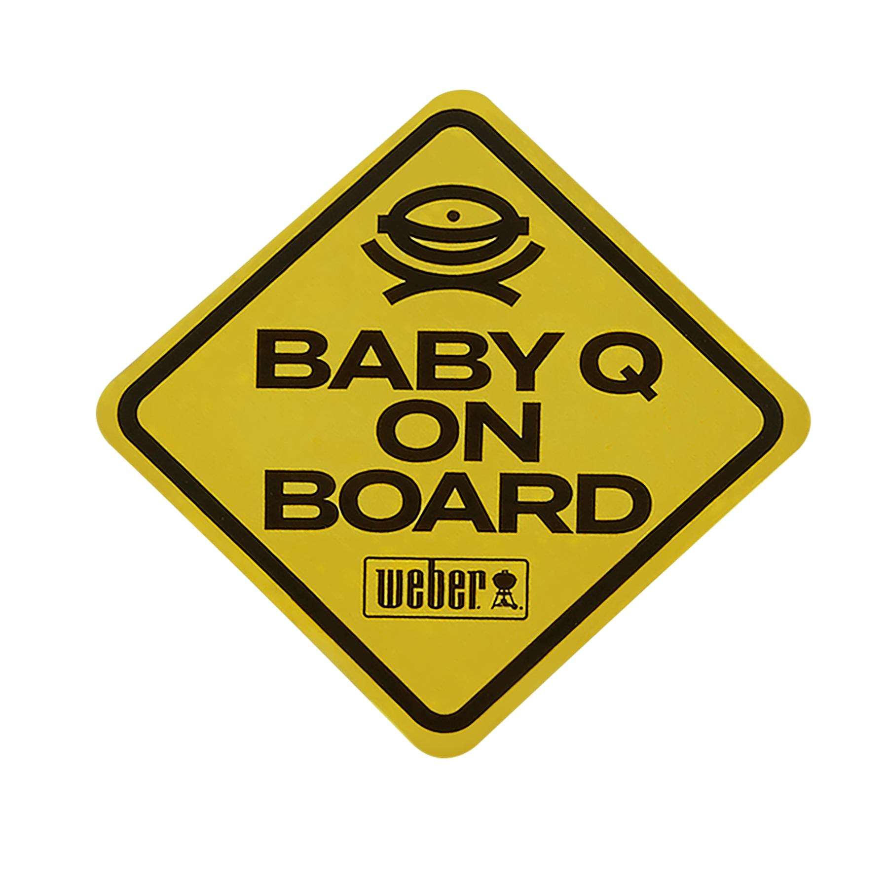 Limited Edition Weber "Baby Q on Board" Car Decal