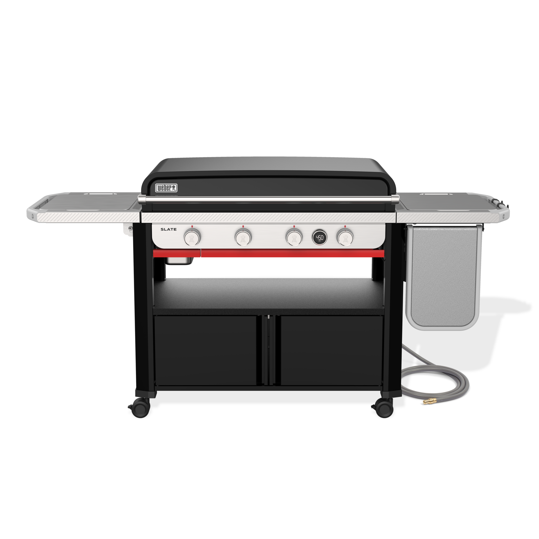 Slate® 36" Rust-Resistant Griddle with Flip-Up Side Table (Natural Gas)
