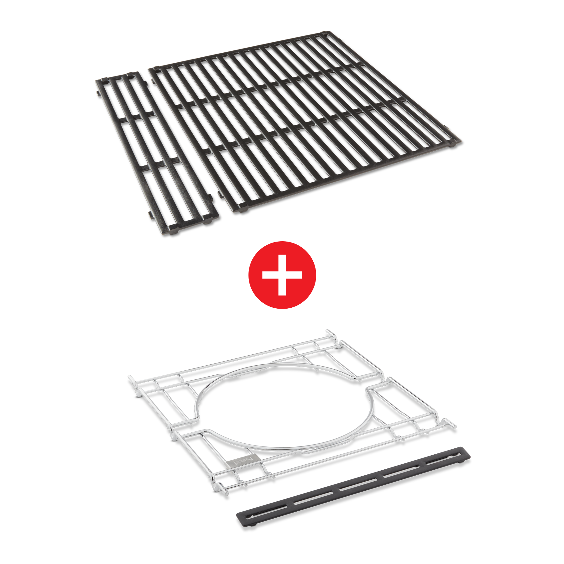 WEBER CRAFTED Porcelain-Enameled Cast-Iron Cooking Grates & Frame Kit – SPIRIT 200 series